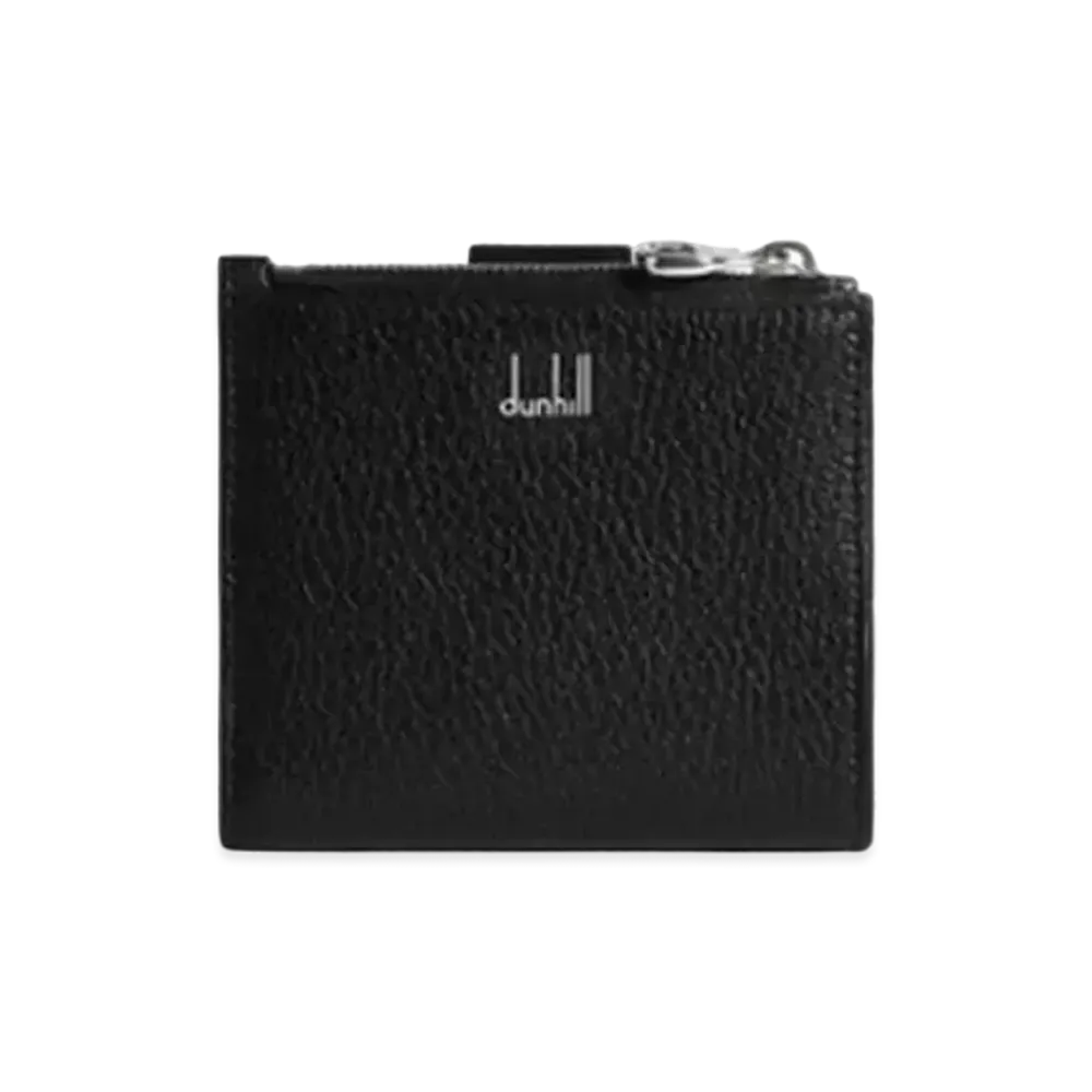 dunhill Duke Fine Leather Coin Purse Billfold Wallet "Black"
