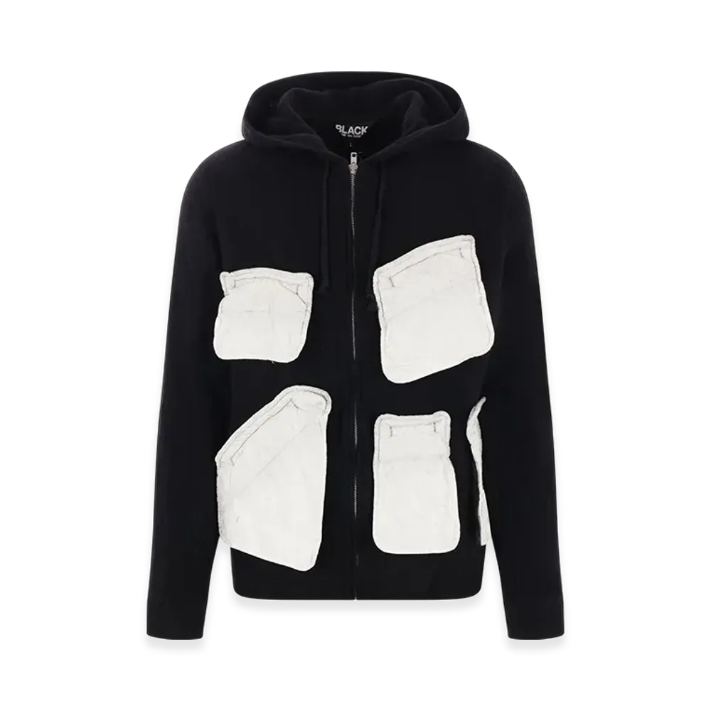 BLACK COMME des GARCONS Flap Pocket Parka "Black"