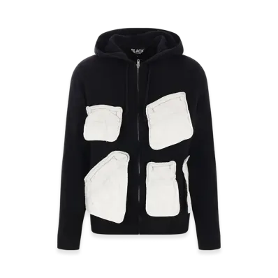 BLACK COMME des GARCONS Flap Pocket Parka "Black"
