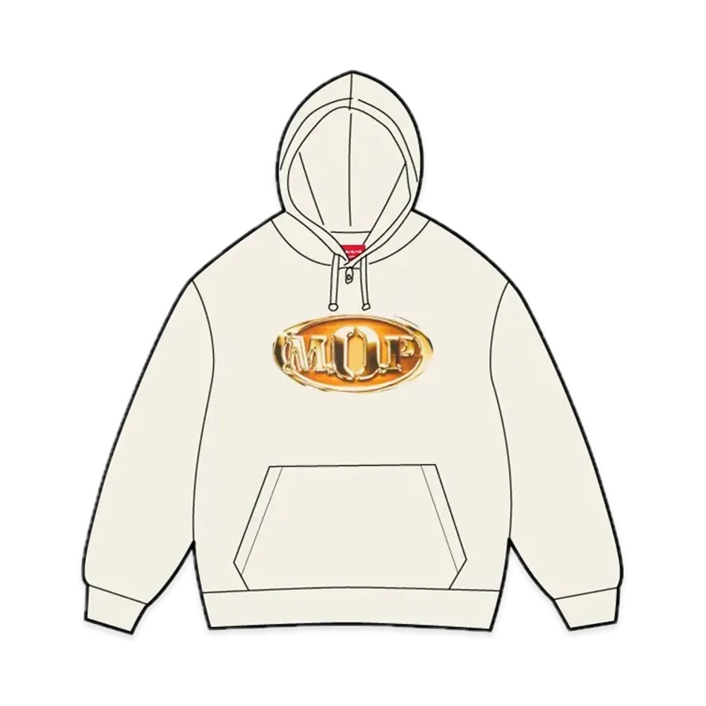 Supreme x M.O.P. Hooded Sweatshirt "Natural"
