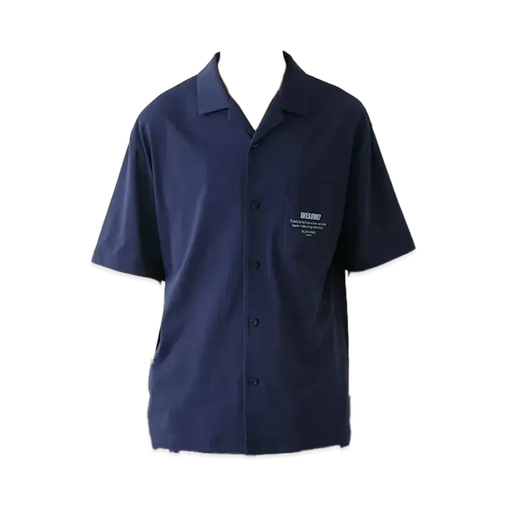 GELATO PIQUE Homme Cool Touch Sensation Supima Cotton Logo Shirt "Navy"
