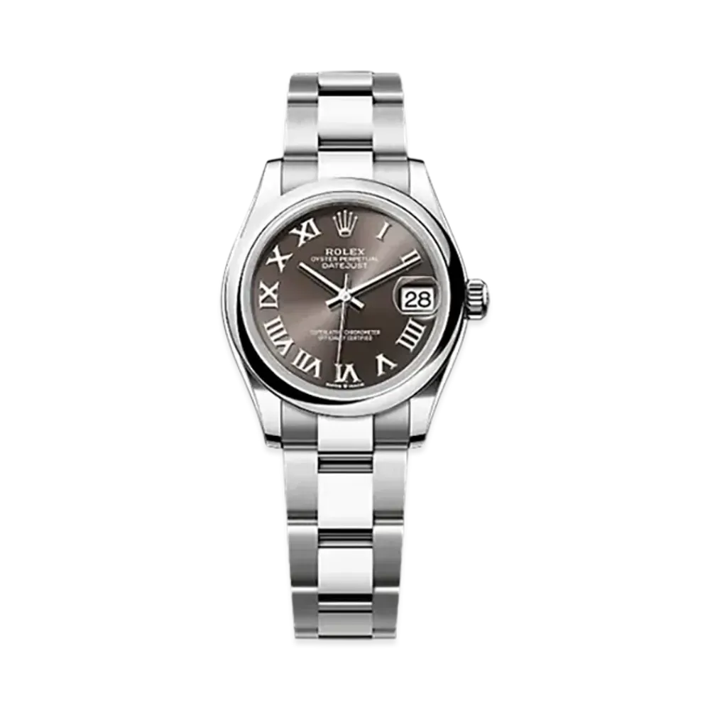 ROLEX Datejust 31 Oystersteel "Brown"