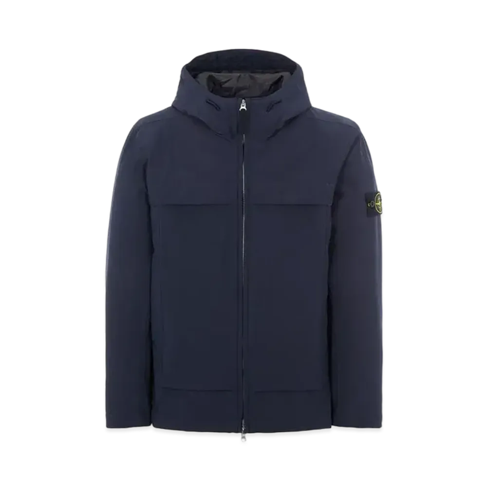 Stone Island 41427 SOFT SHELL-R E.DYE TECHNOLOGY WITH PRIMALOFT INSULATION TECHNOLOGY "Blue"
