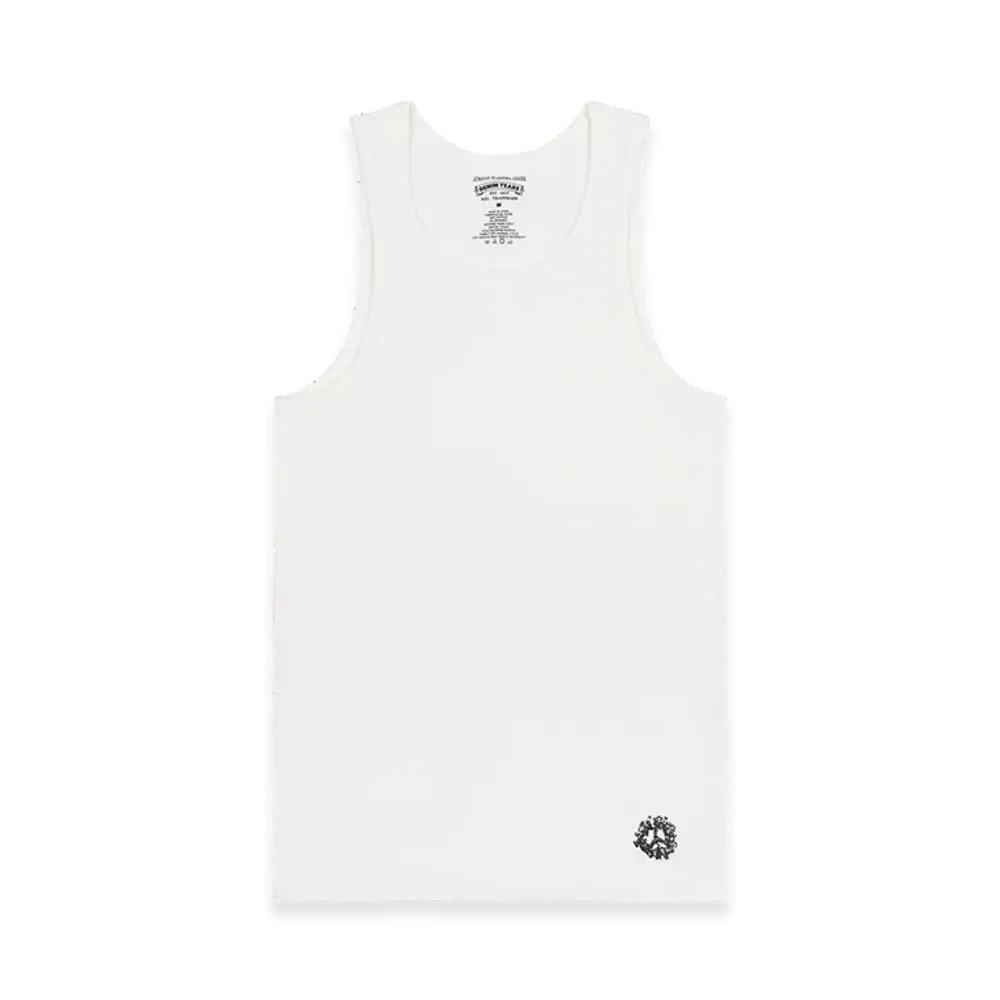 DENIM TEARS Peace Wreath Tank Top "White"