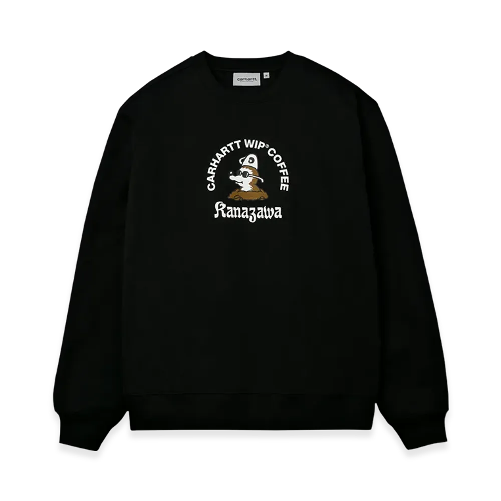 Carhartt WIP Coffee capsule Kanazawa Sweatshirt "Black"