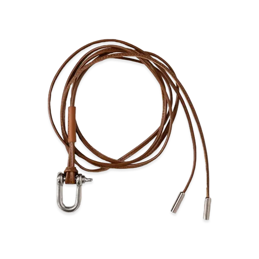 ANCELLM Leather Rope Bracelet "Brown"
