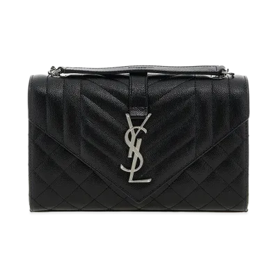 Saint Laurent Women's envelope Small Crossbody Bag "Black"