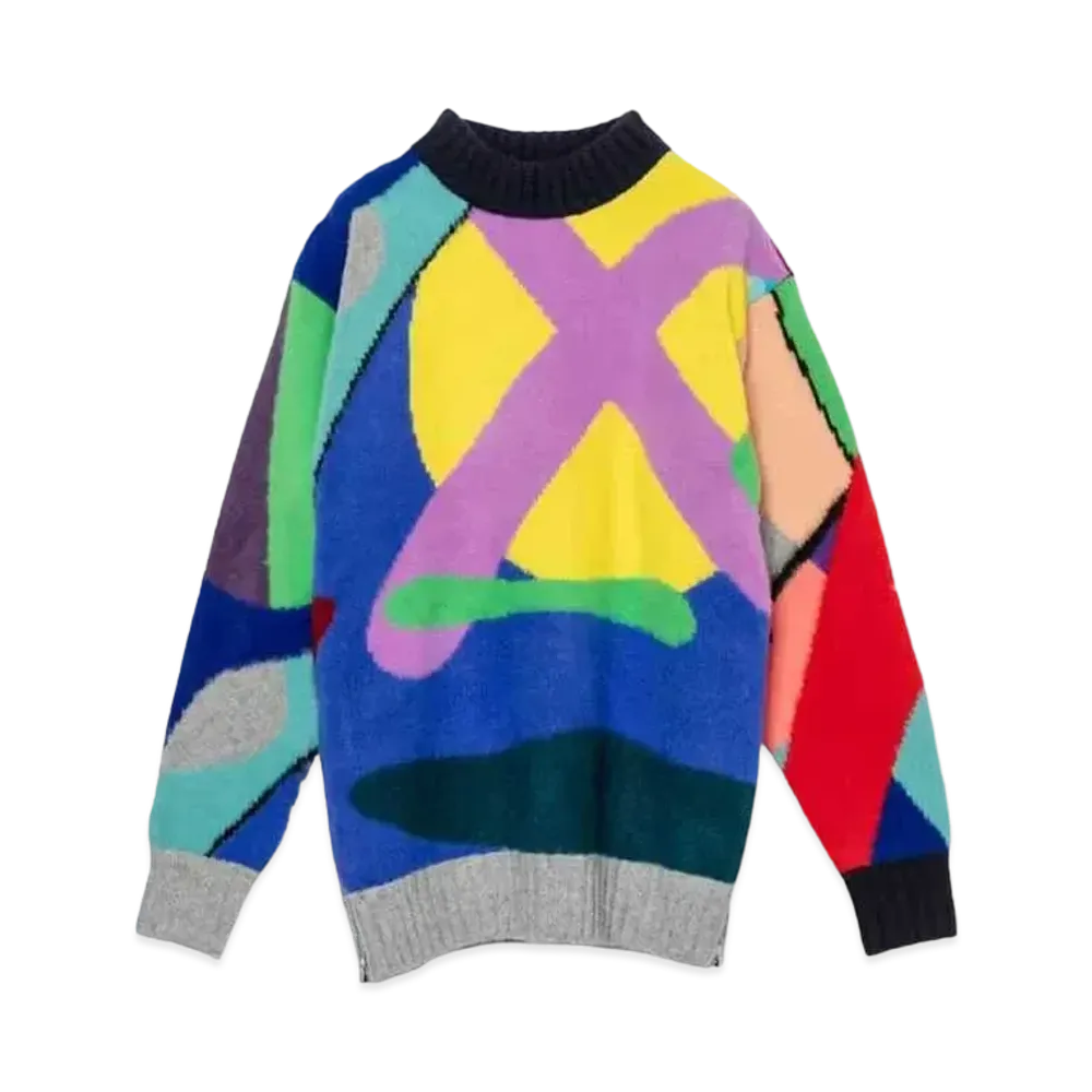 sacai KAWS Knit Pullover "Multi"