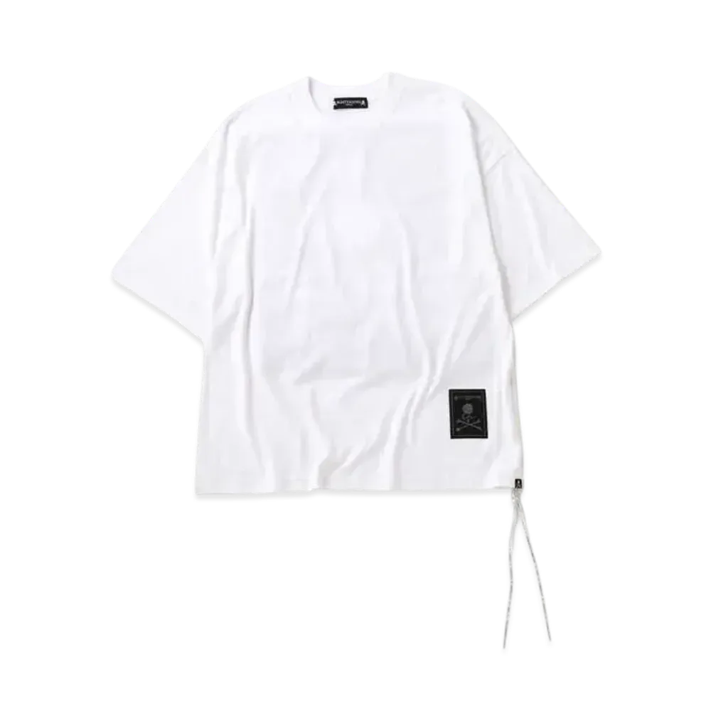 mastermind WORLD Boxy Label Tee "White"