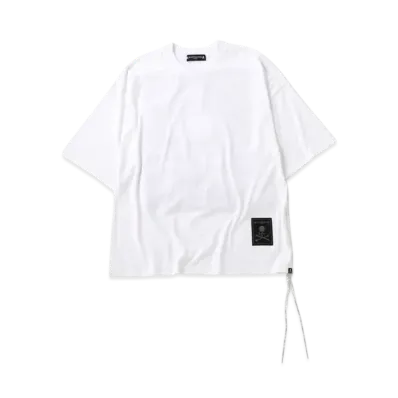 mastermind WORLD Boxy Label Tee "White"