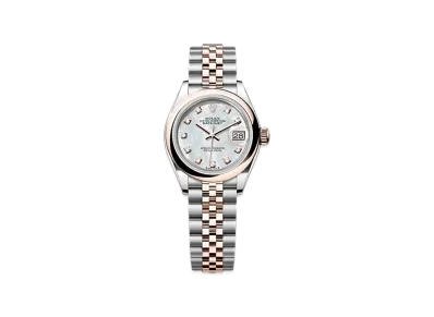 ROLEX Lady-Datejust Oystersteel & Everose Gold "White"