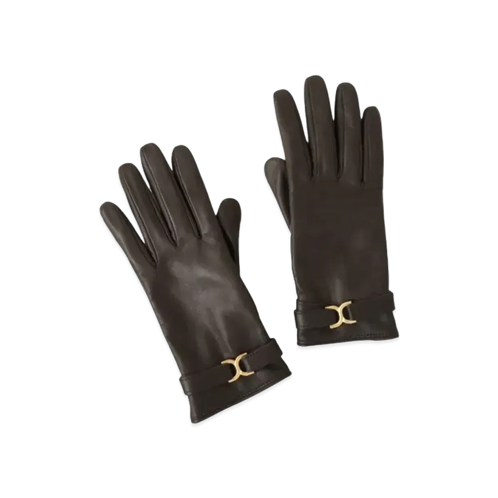 Chloe Marcie Gloves "Darkened Brown"