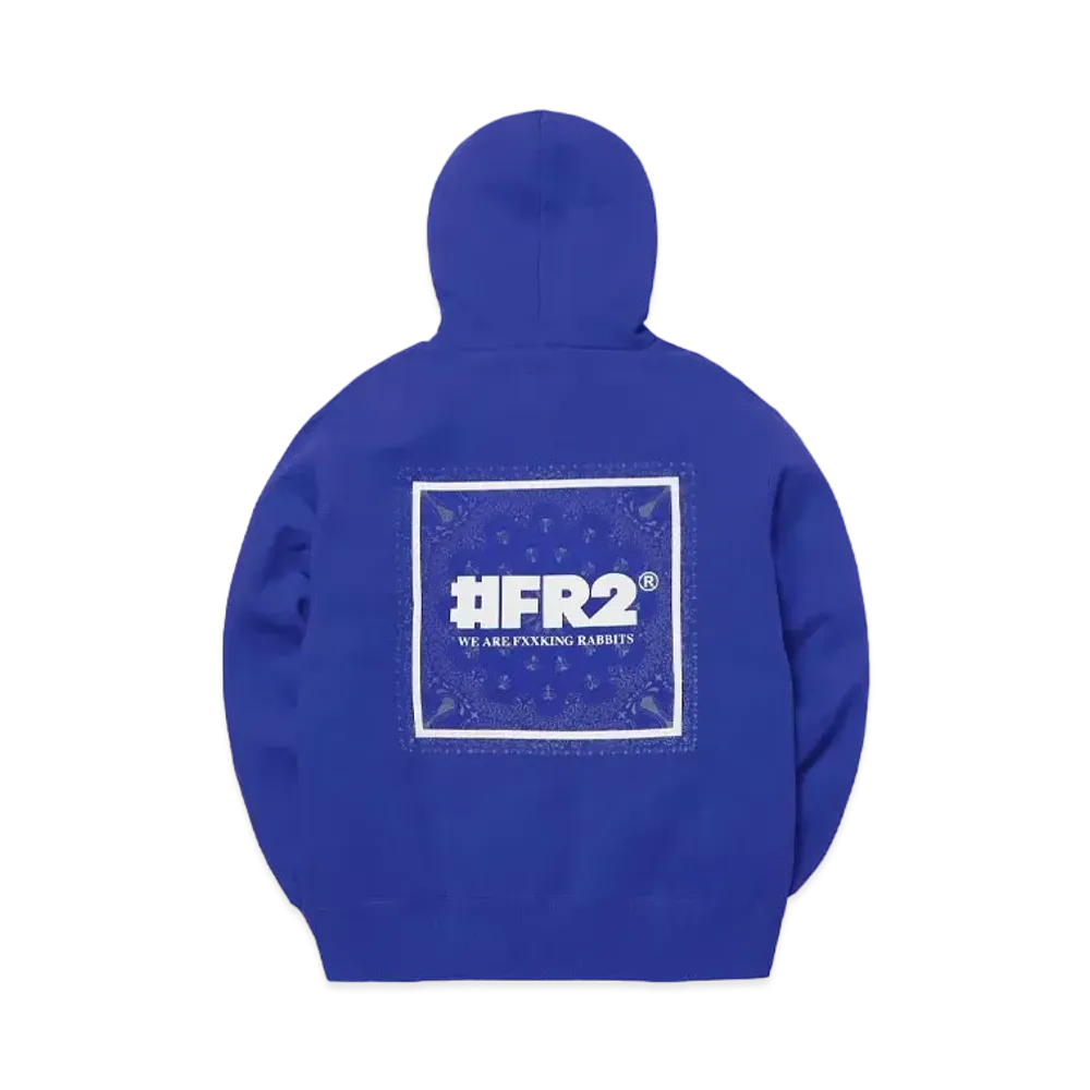 FR2 Paisley Pattern Hoodie "Blue"