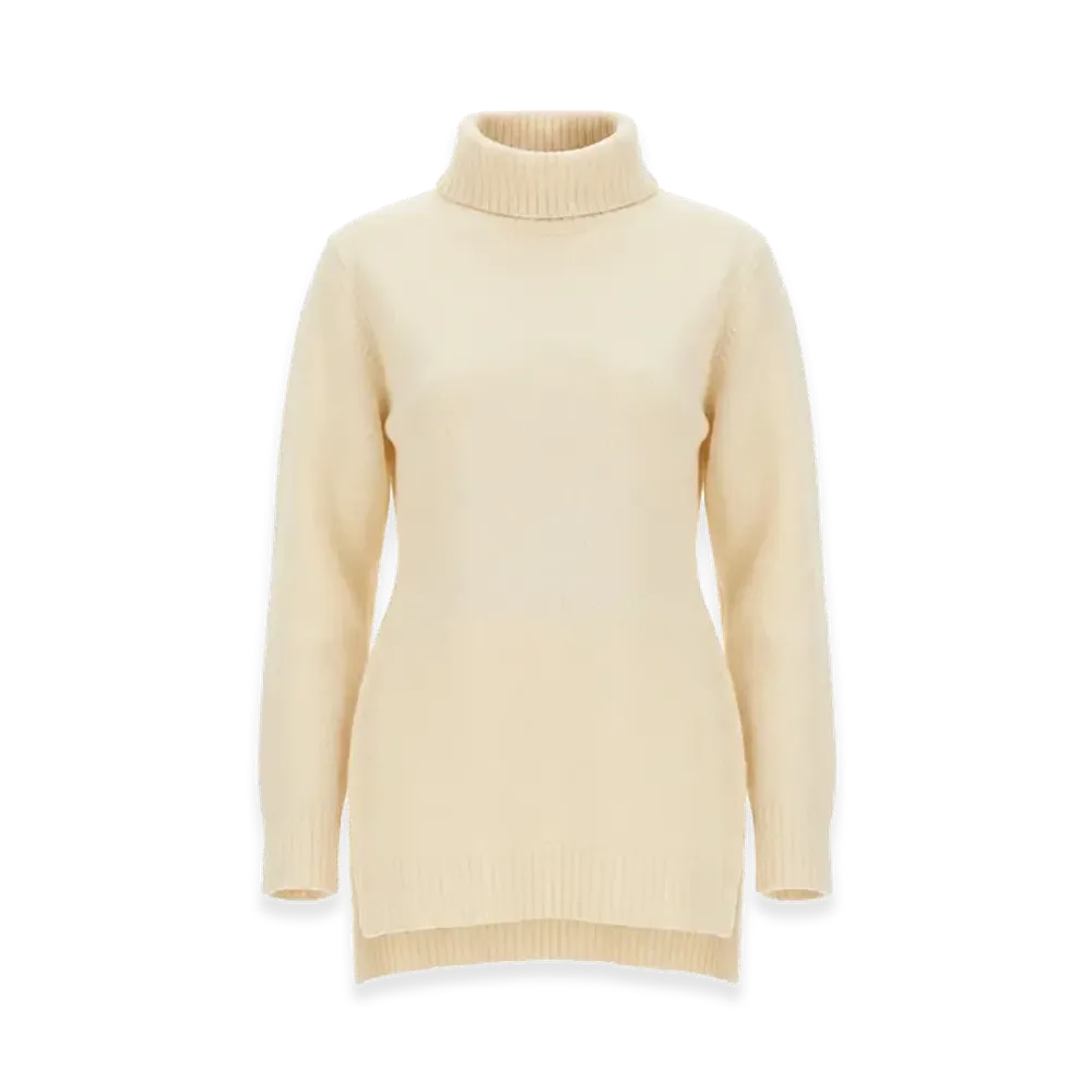 Jil Sander Women's Turtleneck Shirt "White"