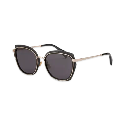 Yohji Yamamoto Pour Homme STAINLESS STEEL ACETATE YY5023 SUNGLASS "Black"