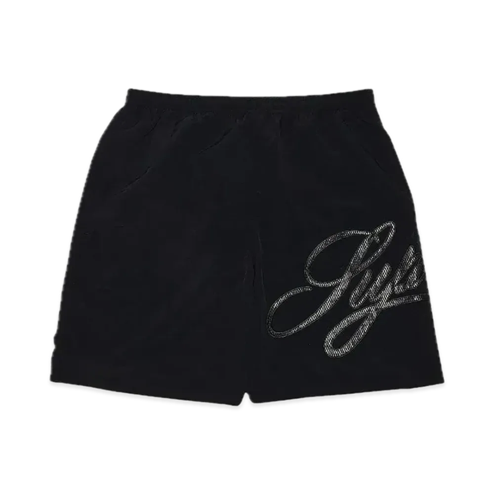 Supreme Mesh Script Water Short "Black"