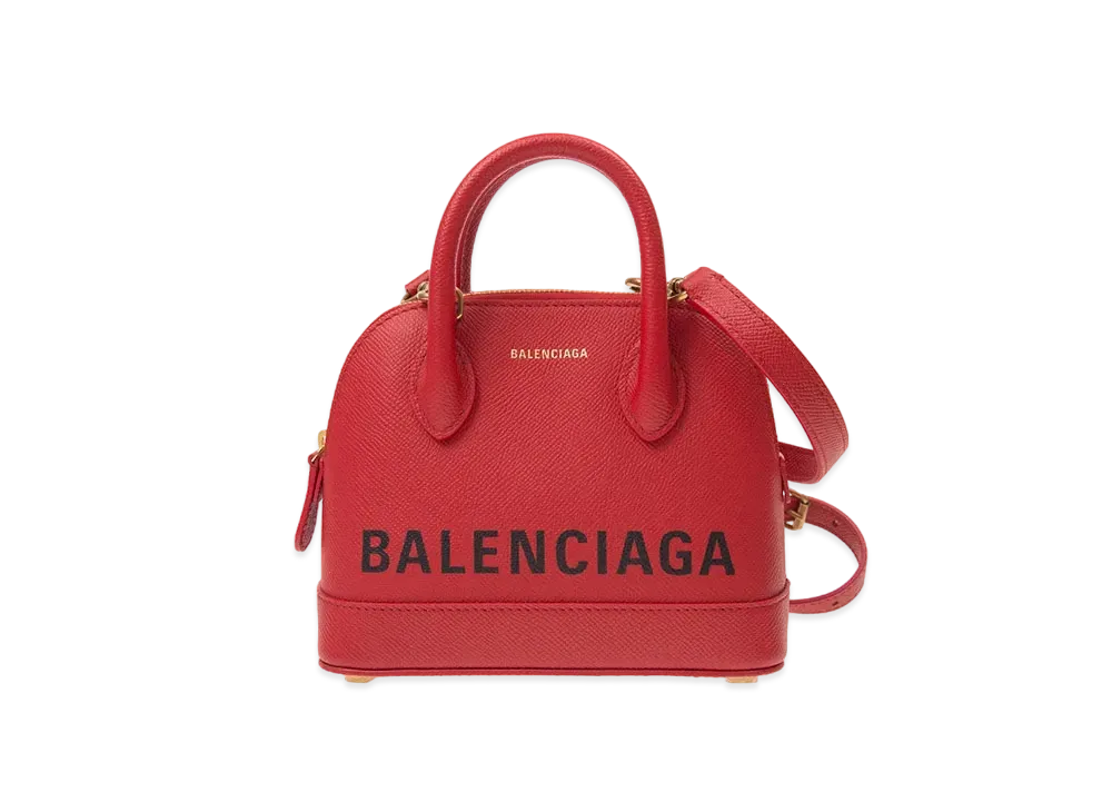 BALENCIAGA Handbag Calfskin "Red"