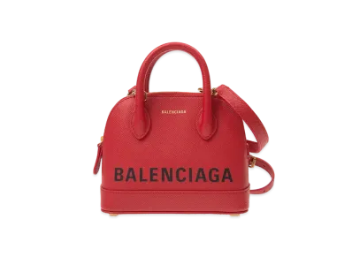 BALENCIAGA Handbag Calfskin "Red"