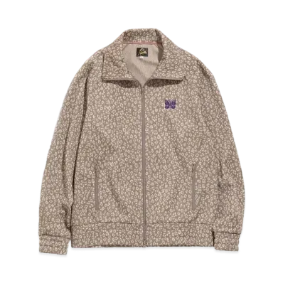 Needles TRACK JACKET - POLY JQ. "Leopard"