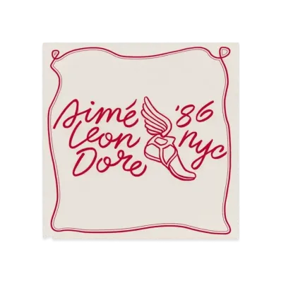 Aime Leon Dore Wingfoot Bandana "Cream&Red"