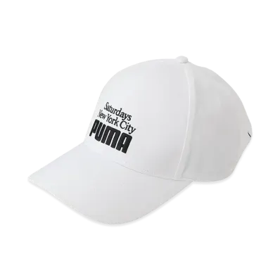 Saturdays NYC x PUMA Logo Cap "White"