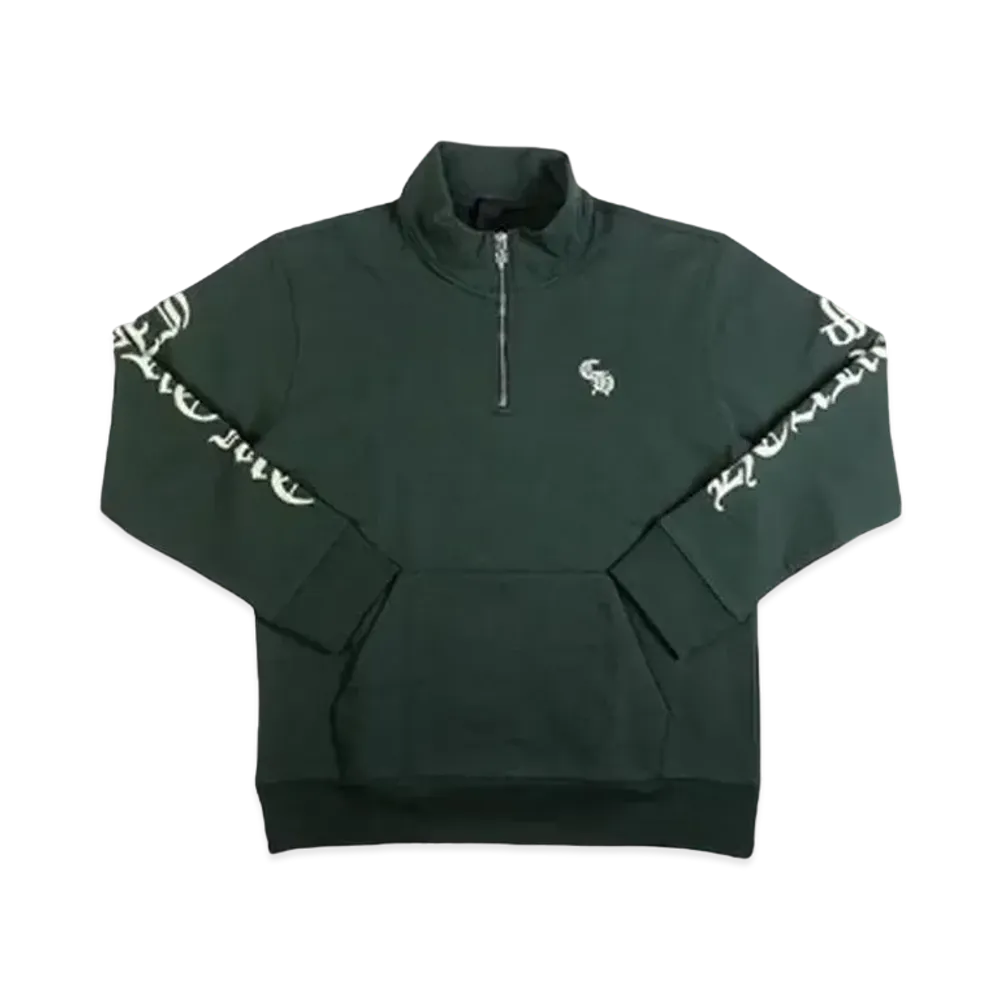 Chrome Hearts Slow Ride Half Zip Sweat "Green"
