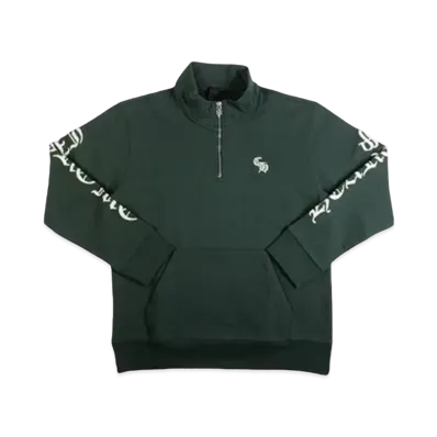 Chrome Hearts Slow Ride Half Zip Sweat "Green"