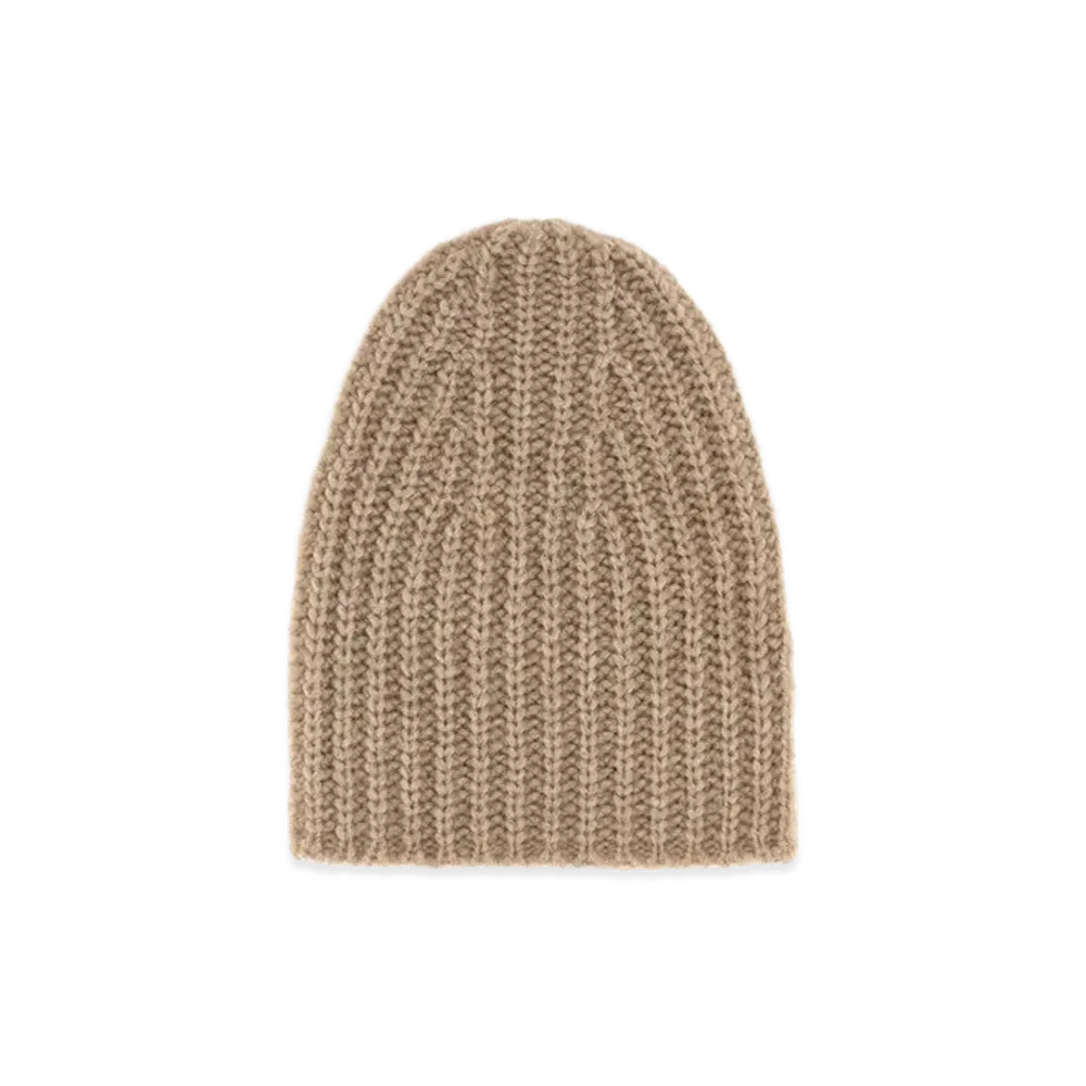 The Row Women's Cashmere Beanie Hat "Cappuccino/Beige"