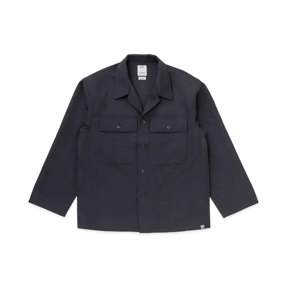visvim Cardwell Shirt L/S Gabardine "Navy"