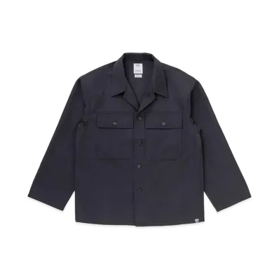 visvim Cardwell Shirt L/S Gabardine "Navy"