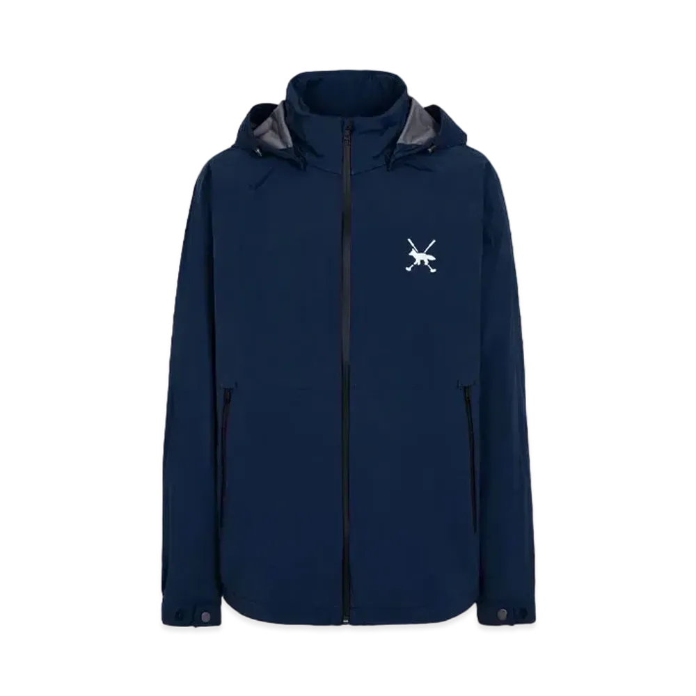 Maison Kitsune Golf Profile Fox Rain Jacket "Navy"