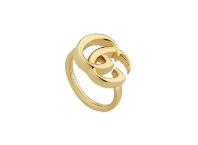 GUCCI Double G Gold Ring "Gold"
