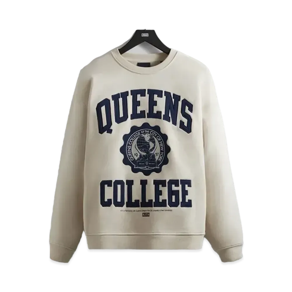 Kith x Russell Athletic x CUNY Queens College Crewneck "Waffle"