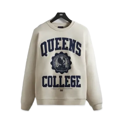 Kith x Russell Athletic x CUNY Queens College Crewneck "Waffle"
