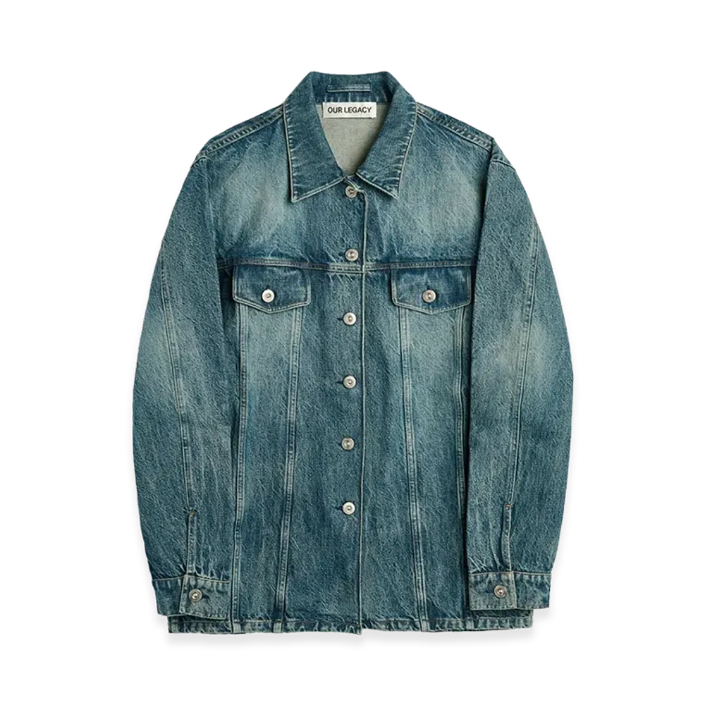 OUR LEGACY Women's Shackle Jacket "River Blue Wash"
