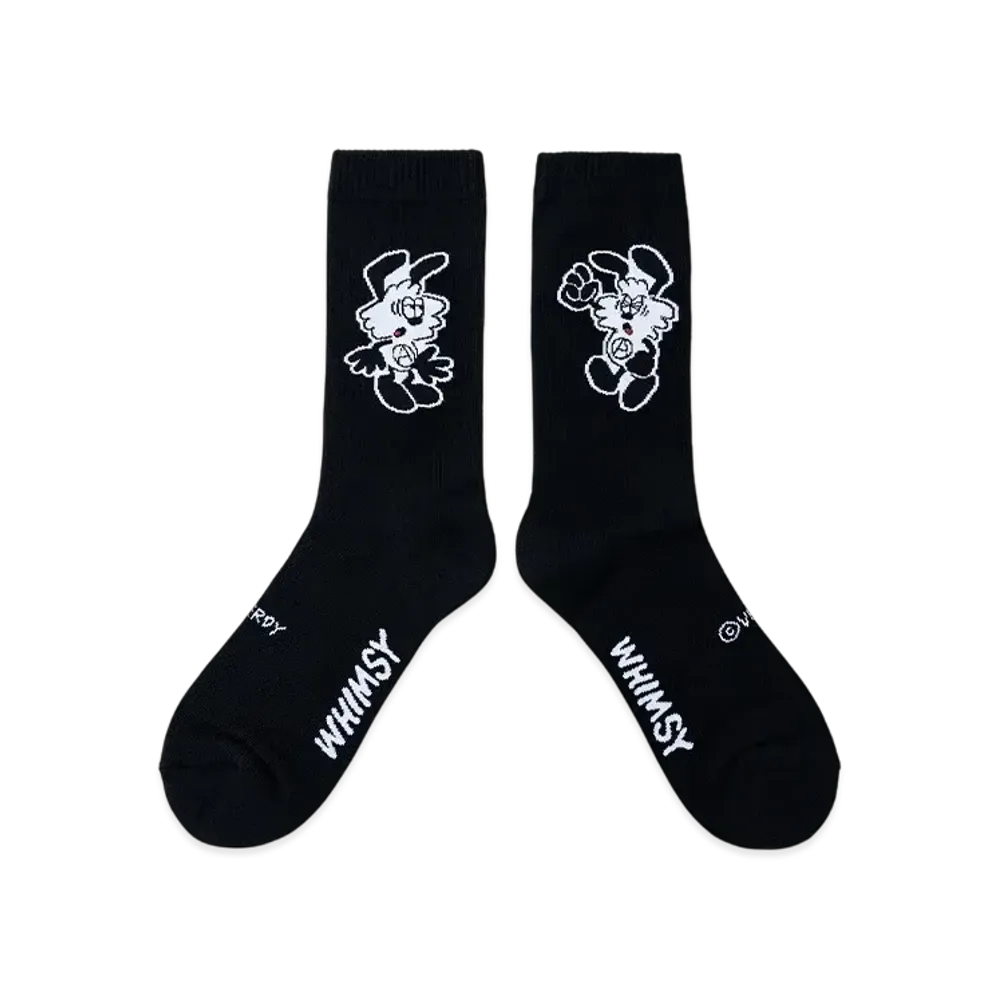 Verdy x Whimsy Vick Socks "Black"