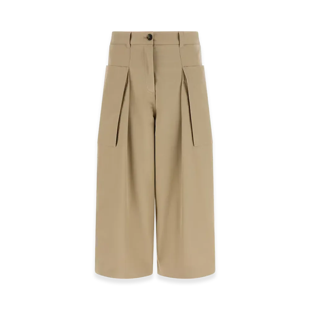 LOEWE Women's Cropped Pants "Beige"