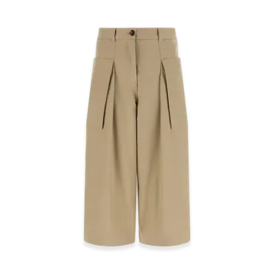 LOEWE Women's Cropped Pants "Beige"