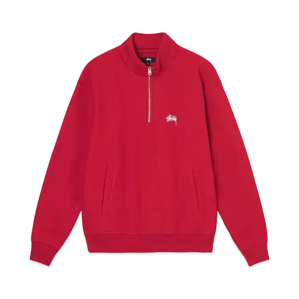 Stussy OVERDYED STOCK LOGO MOCK "Red"