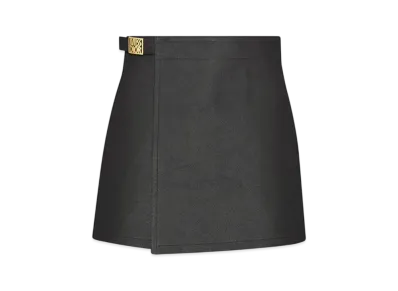 Dior Miss Dior Mini Skort Goatskin with Miss Dior Graffiti Signature "Black"