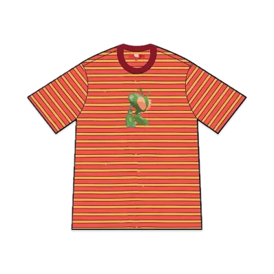 Supreme x JUNYA WATANABE COMME des GARCONS MAN Stripe S/S Top "Dark Red"