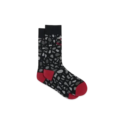 Paul Smith Happy Floral Camo Casual Socks "Black"