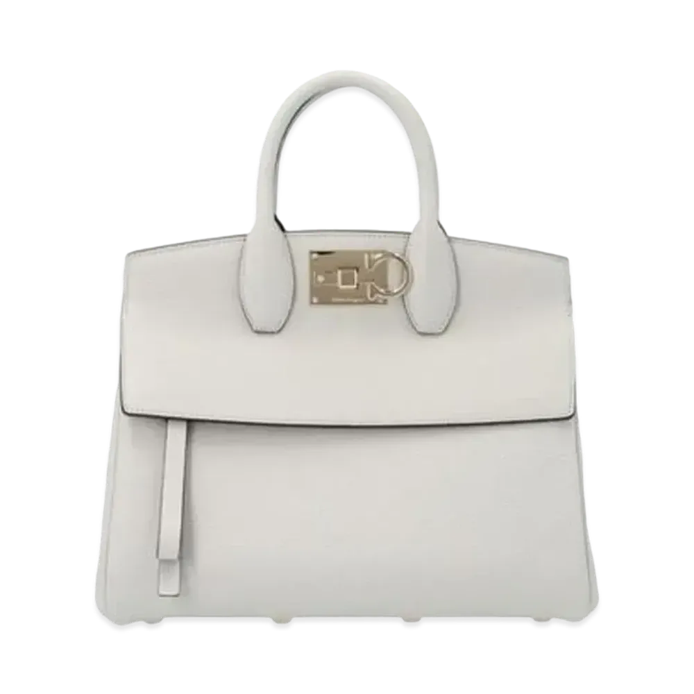 Salvatore Ferragamo Studio Bag (S) "Gull Grey"