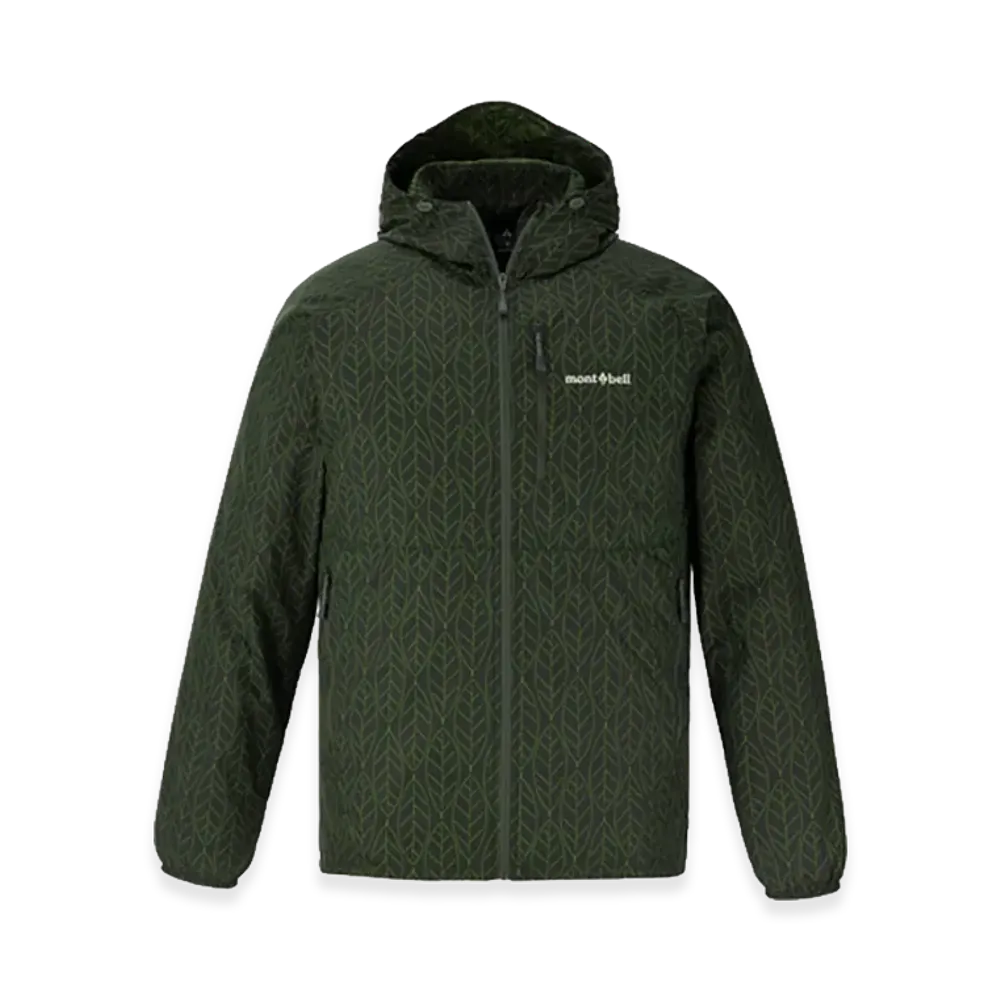 mont-bell Wind Blast Print Parka "Green"