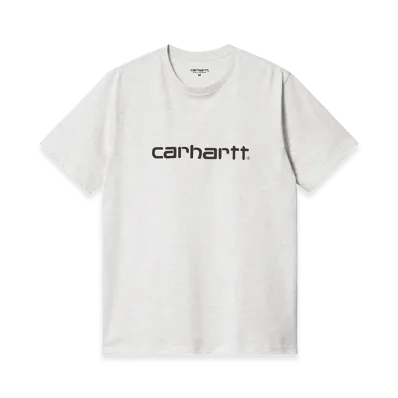 Carhartt WIP S/S Script T-Shirt "Ash Heather/Graphite"