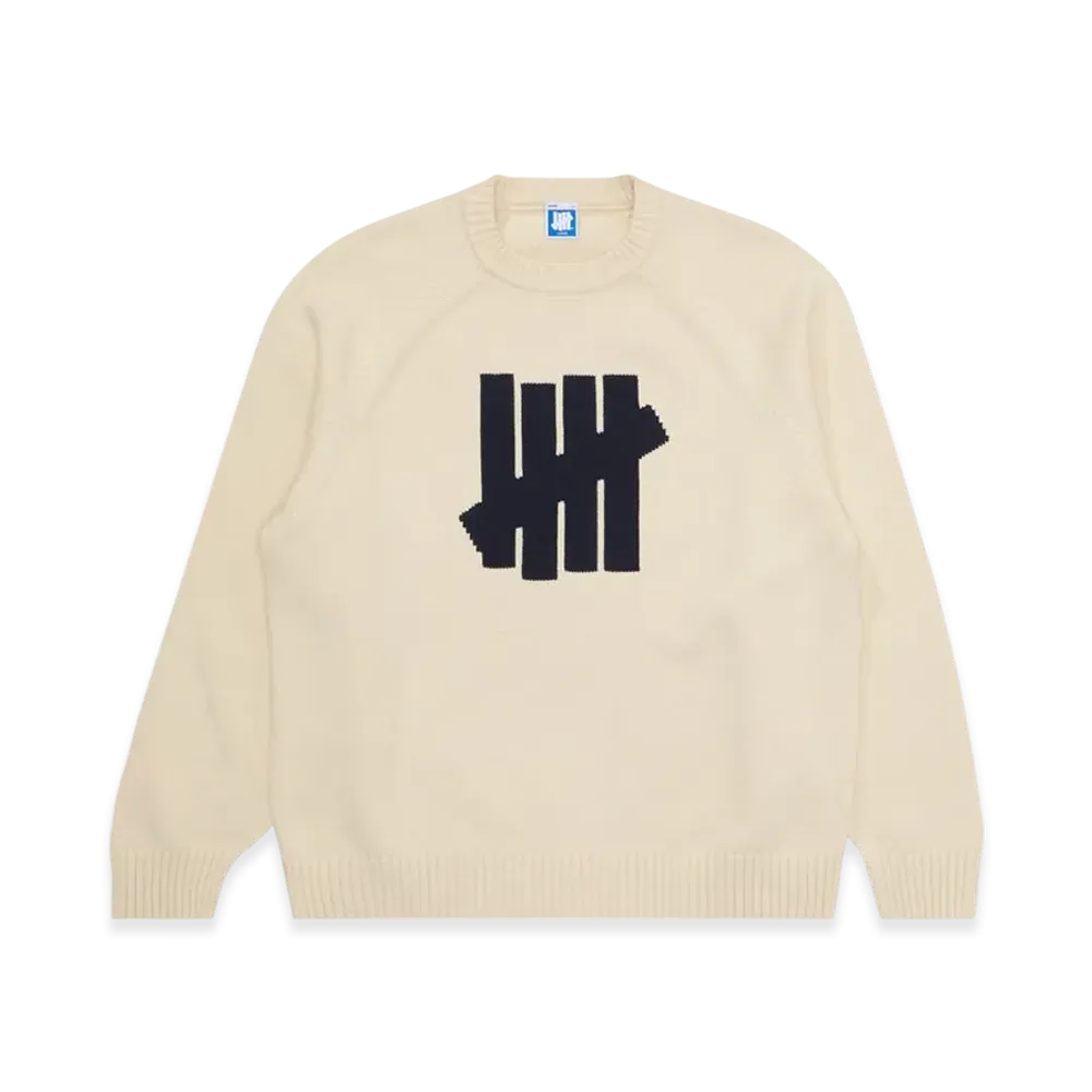 UNDEFEATED Crewneck Sweater "Off White"