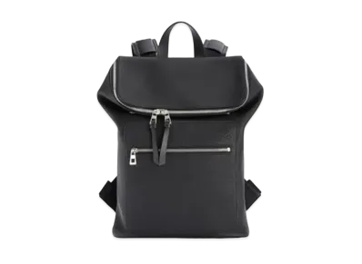 LOEWE Slim Goya Backpack In Soft Grained Calfskin "Black"