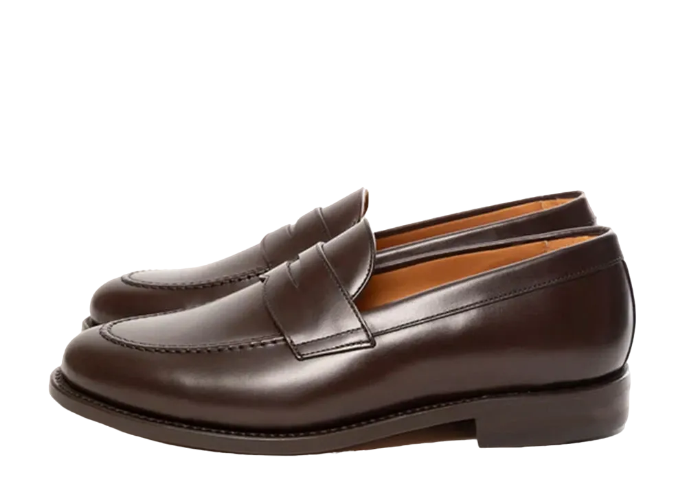 Berwick Coin Loafer HO262 Box Calf "Dark Brown" 5260BCJRDB
