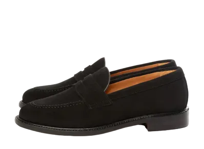 Berwick Coin Loafer HO262 Suede "Black" 5260SBJRBK