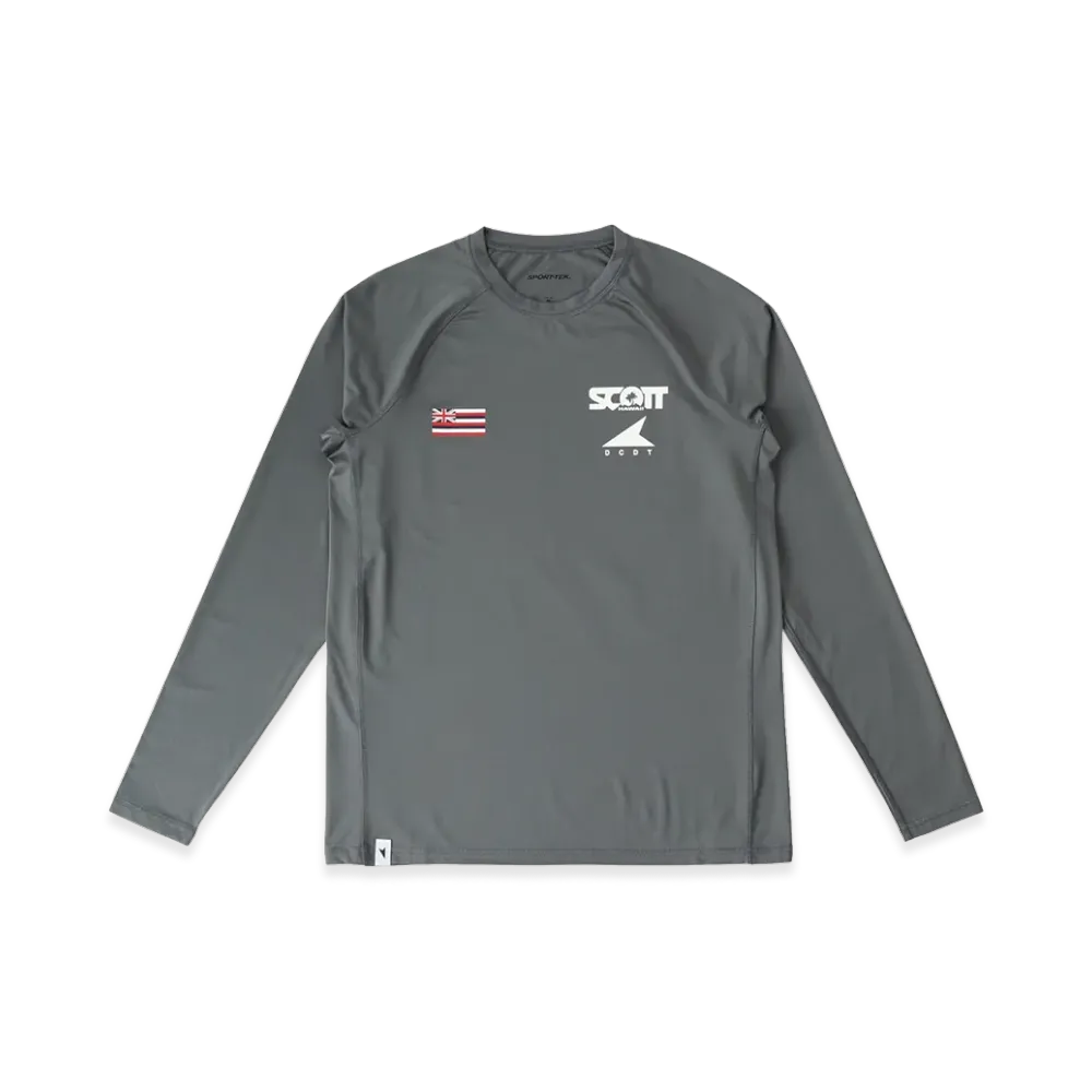 Ron Herman x DESCENDANT x Scott Hawaii Fluke Up Rushguard LS "Gray"